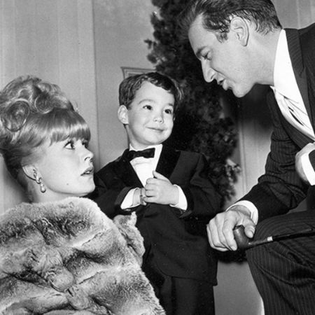 Olivia Darin's father, Dodd Darin, as a child was photographed with his parents in the 60s.